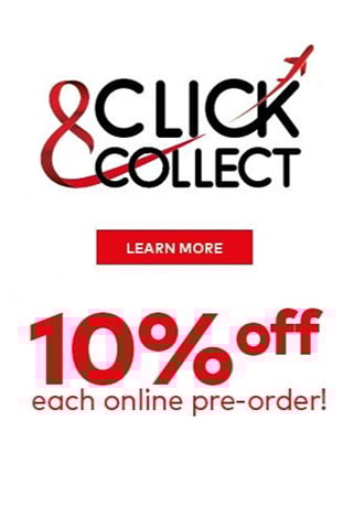 Aelia click and collect, 10% off each online pre-order.